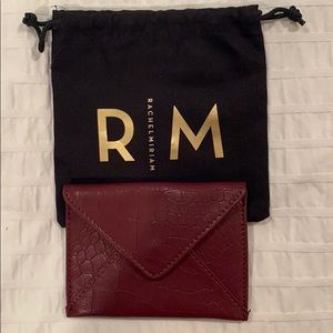 Maroon card case Rachel Miriam